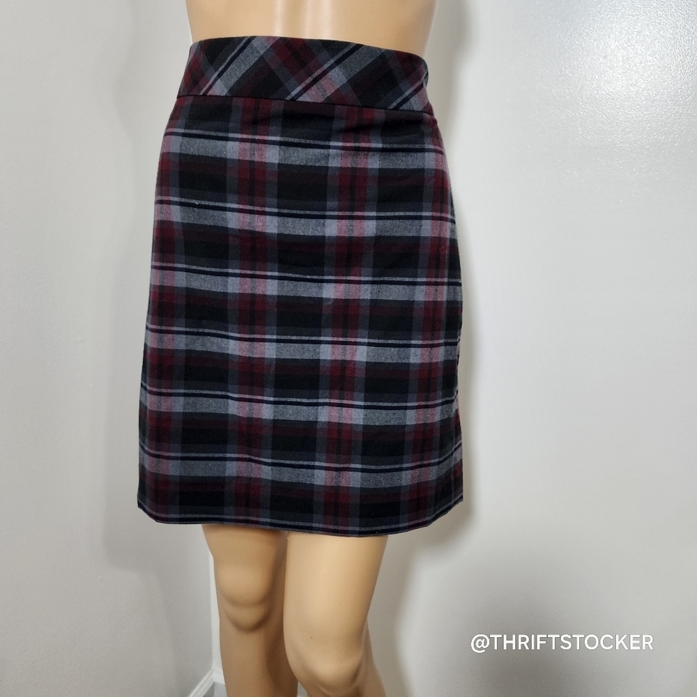 Loft Plaid Skirt size 10